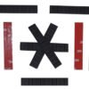 BOX OF 50 STRIPS - Stick-on Lead Wheel Weights 5g/10g x4, Black Coated
