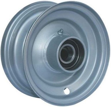 media__67510.1788123499.386.513 5"x3.25" Steel Rim, 47mm Bore, 64mm Hub Length, 47mm x 25mm High Speed Bearings + Hubcap