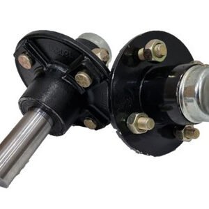 Hub Set, 900kg, Cast Steel, High Speed Taper Roller Bearings, 4/4 PCD"
