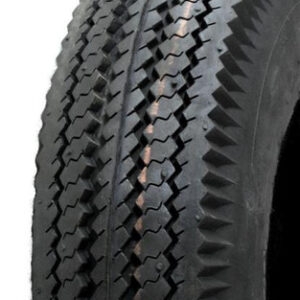 media__69615.1790040696.386.513 ASSEMBLY - 5"x55mm Plastic Rim, 410/350-5 4PR P606 Road Tyre, ½" Flange Bearings