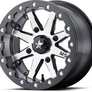 14"x7.00" Alloy Beadlock ATV Rim, 4/110mm PCD, 86mm Bore, P0(ET0) M21 LOK, YXZ1000 16 - 18