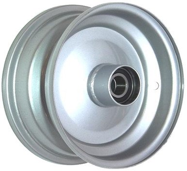 media__71663.1788123626.386.513 6"x2.50" Steel Rim, 52mm Bore, 85mm Hub Length, 52mm x 25mm High Speed Bearings + Hubcap