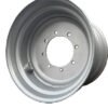 media__74104.1790043154.386.513 22.5"x16.00" Steel Silver Painted Rim, 8/275mm PCD, 221mm centre bore, ET0 offset
