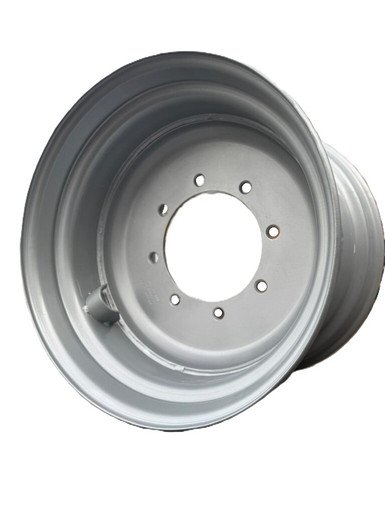media__74104.1790043154.386.513 22.5"x16.00" Steel Silver Painted Rim, 8/275mm PCD, 221mm centre bore, ET0 offset