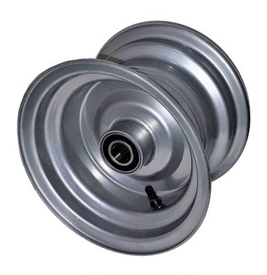 6"x4.50" Steel Rim, 52mm Bore, 6205 25mm HS Bearings - OTR 06452564 63mm outside to outside of bearings