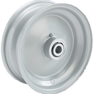 8"x65mm Steel Rim, 2" Bore, 77mm Hub Length, 2"xÂ¾" Flange Bearings