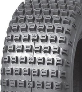 media__86665.1788125433.386.513 ASSEMBLY - 8"x7.00" Galv Rim, 18/950-8 4PR P322 Knobbly Tyre, 25mm Keyed"