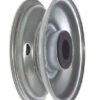 8"x65mm Steel Rim, 2" Bore, 77mm Hub Length, 2" x Â¾" Nylon Bushes
