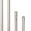 Valve Extension, Chrome-Plated Brass, 100mm effective length