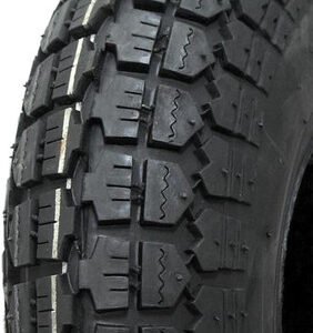 media__89183.1788125869.386.513 ASSEMBLY - 8"x65mm Plastic Rim, 400-8 4PR HF205 HD Block Tyre, 16mm Bushes