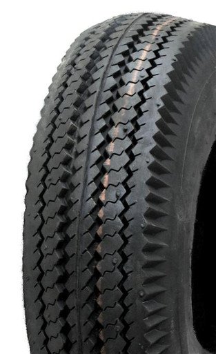 ASSEMBLY - 5"x55mm Plastic Rim, 410/350-5 4PR P606 Road Tyre, 15mm HS Bearings