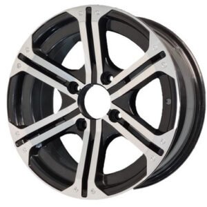 14"x6.00" Alloy ATV Rim (Front), 4/110mm PCD, 90mm Bore, ET+25mm offset
