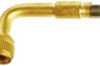 Valve Extension, Brass, TR87 90Â°, 34mm effective length - Brass Finish or Chrome Plated Finish
