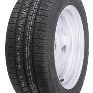 media__90632.1790043176.386.513 13"x6.00" Galv Steel Rim, 5/114.3 PCD, 84mm bore, ET0, fitted with 195/50R13C 104/101N Trailer Tyre