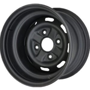 12"x7.50" Black Steel ATV Rim (Rear), 4/110mm PCD, 60mm Bore, ET-21, 12075001 - Not suitable for Yamaha 700cc ATV/UTV