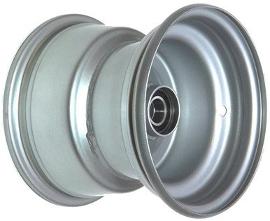 8"x7.00" Steel Rim, 52mm Bore, 85mm Hub Length, 52mm x 25mm High Speed Bearings + Hubcap